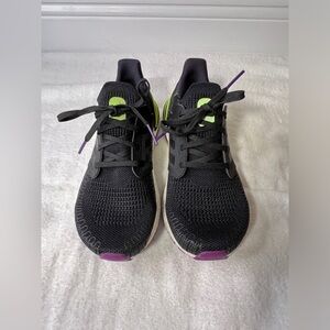 Adidas Ultraboost Running Shoes Black & Purple